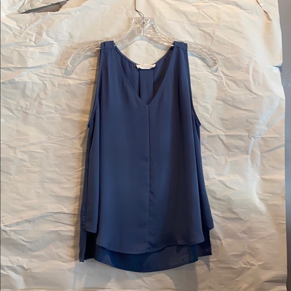 Sleeveless Perrywinkle Blouse SM - Picture 8 of 14